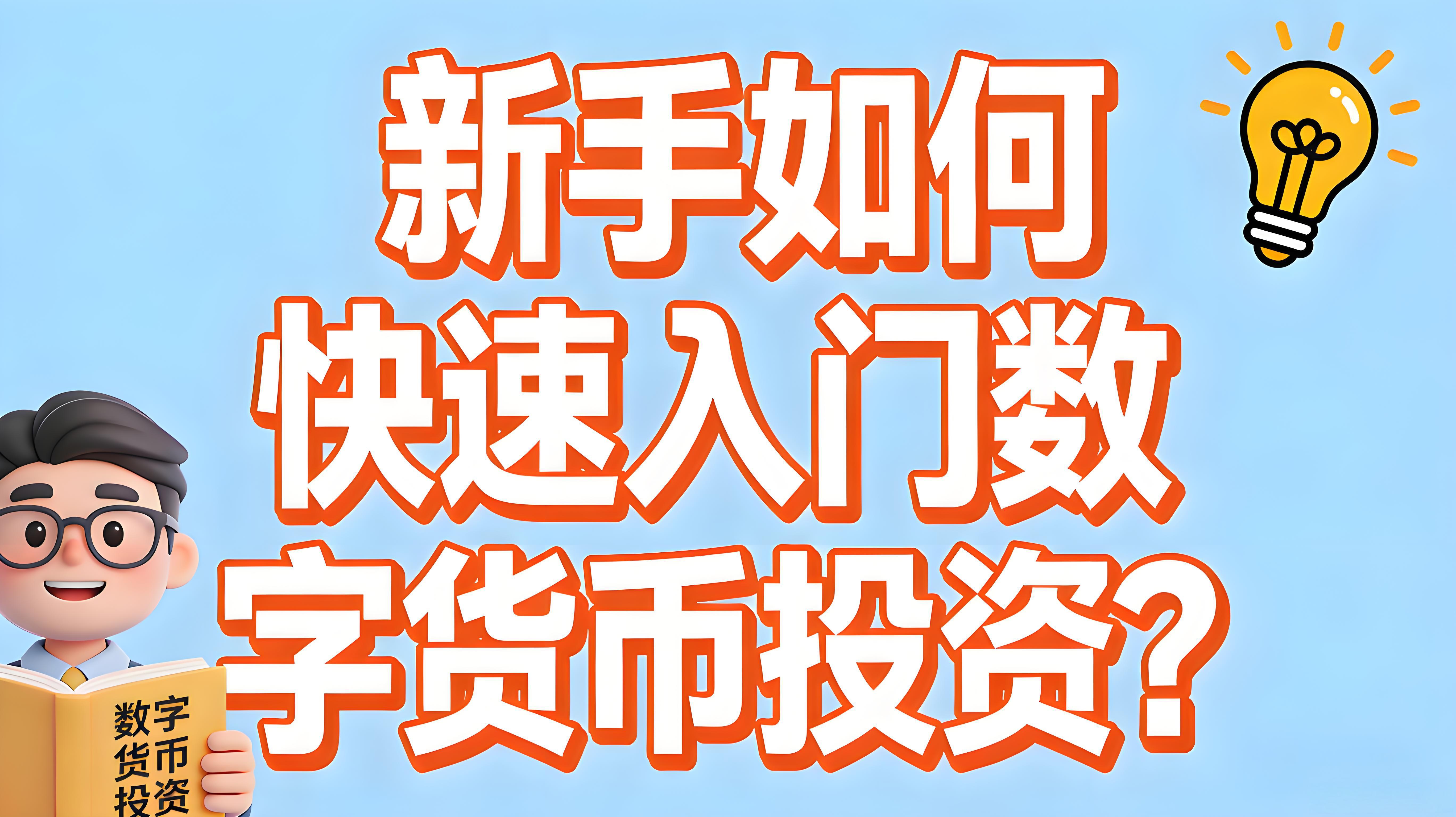 新手怎么快速入门数字货币投资？